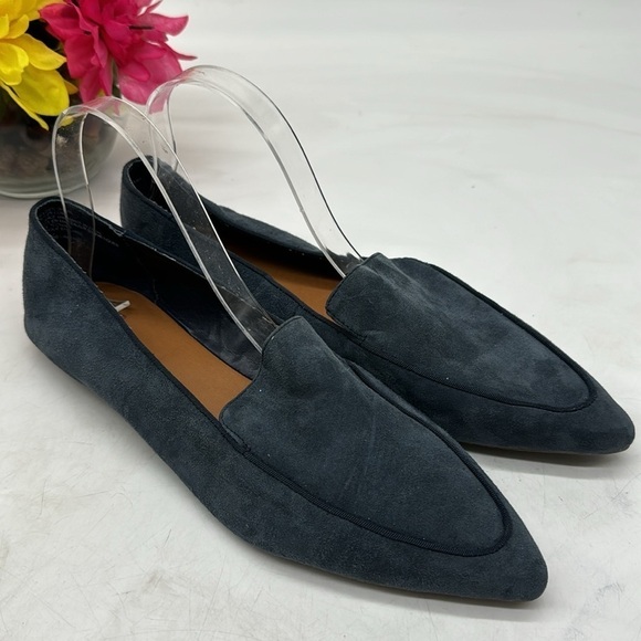 14th & Union Pointy Blue Suede Slip On Loafers Size 10 MCL4813E - Picture 3 of 10